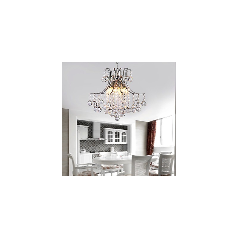 Pendelleuchte Luxus Modern Kristall Wohnzimmer 6 Lichter