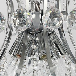 Pendelleuchte Luxus Modern Kristall Wohnzimmer 6 Lichter