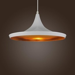 Moderne zeitgenössische Country Retro Malerei Metall Pendelleuchte