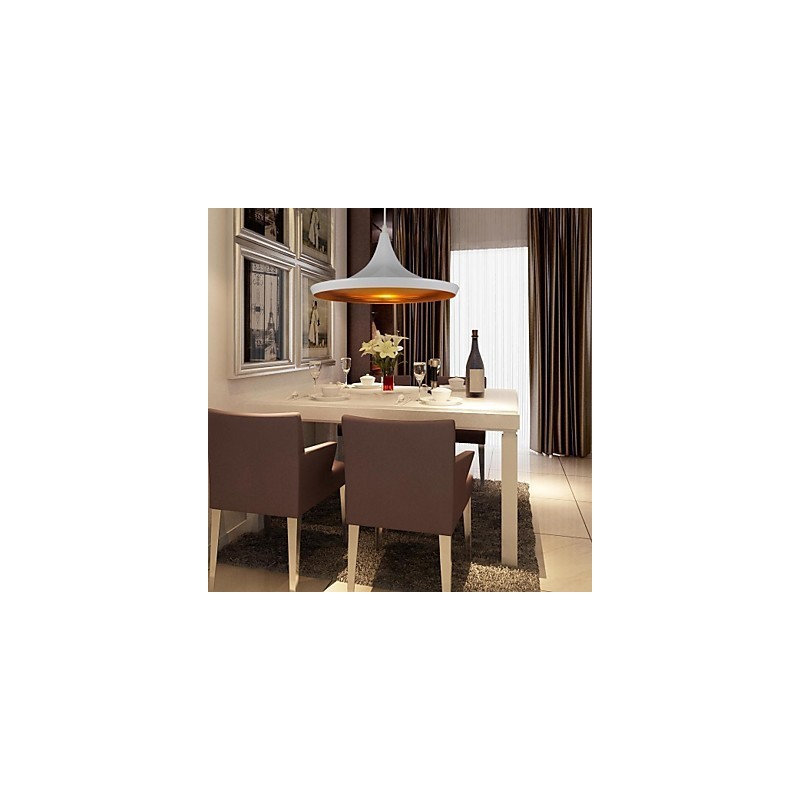 Moderne zeitgenössische Country Retro Malerei Metall Pendelleuchte