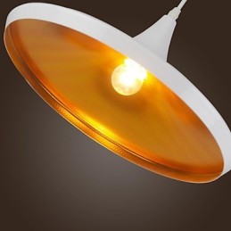 Moderne zeitgenössische Country Retro Malerei Metall Pendelleuchte