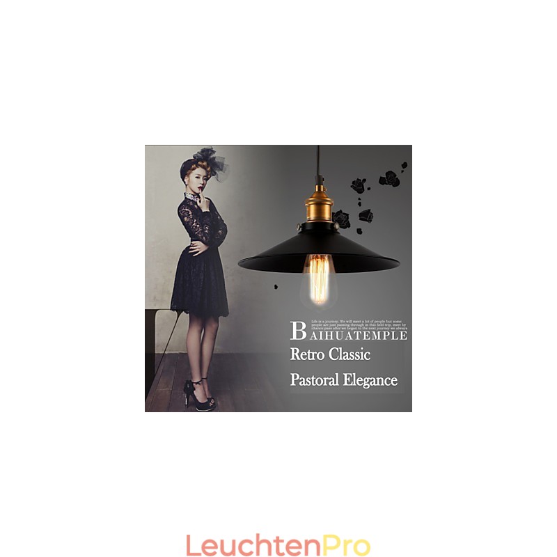 Europäischen Stil Retro Klassische Pendelleuchte Kunst Droplight Geben Birne Durchmesser 22CM