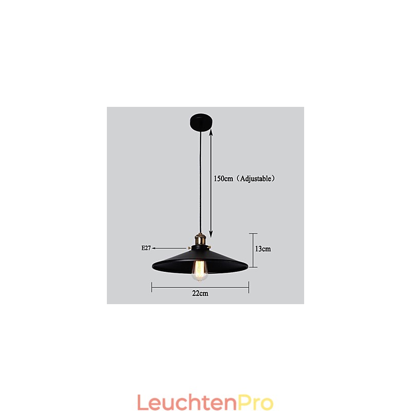 Europäischen Stil Retro Klassische Pendelleuchte Kunst Droplight Geben Birne Durchmesser 22CM
