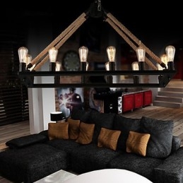 Country Designers Painting Metall Pendelleuchte