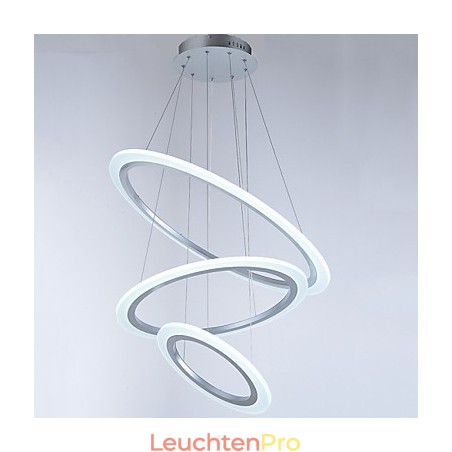 Acryl Pendelleuchte Lampen Kronleuchter Deckenbeleuchtung mit DIY 3 Ringe Acryl Pendelleuchte Lampen Kronleuchter Deckenbeleuchtung mit DIY 3 Ringe