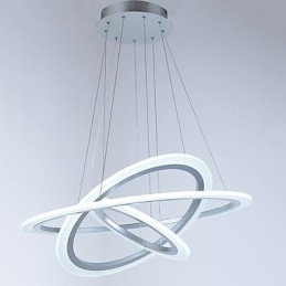 Acryl Pendelleuchte Lampen Kronleuchter Deckenbeleuchtung mit DIY 3 Ringe
