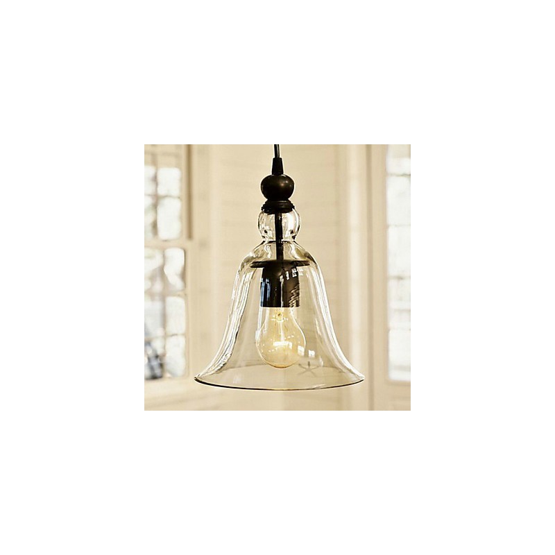 Traditionelle, klassische, galvanisierte Pendelleuchte im Vintage-Schalen-Mini-Stil