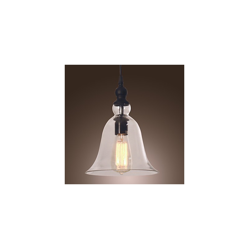 Traditionelle, klassische, galvanisierte Pendelleuchte im Vintage-Schalen-Mini-Stil