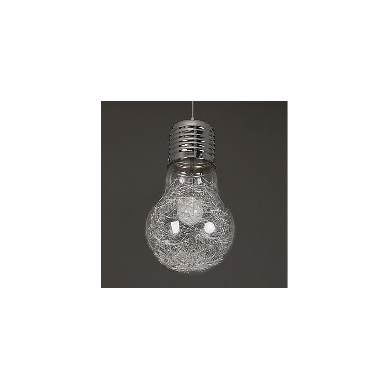 Einfache Ideen mit einer großen Glühbirne aus Glas Kronleuchter Droplight Lampe