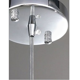 Moderne zeitgenössische Kugel Kristall Mini Stil Galvanisierte Pendelleuchte