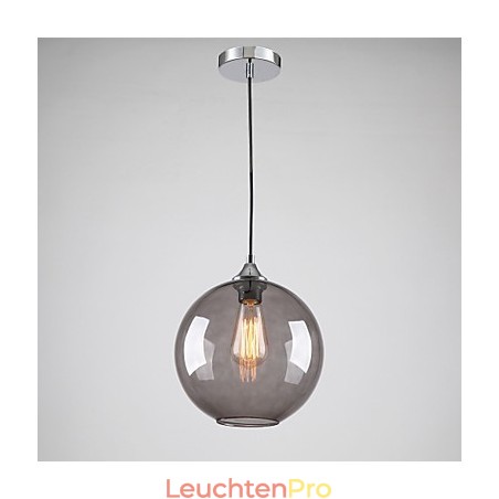 Moderne Glas-Pendelleuchte im runden rauchgrauen Blasen-Design Moderne Glas-Pendelleuchte im runden rauchgrauen Blasen-Design