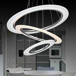 3 Ring DIY Form Acryl Anhänger Licht Decke Lampen Kronleuchter Leuchten mit