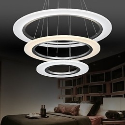 3 Ring DIY Form Acryl Anhänger Licht Decke Lampen Kronleuchter Leuchten mit
