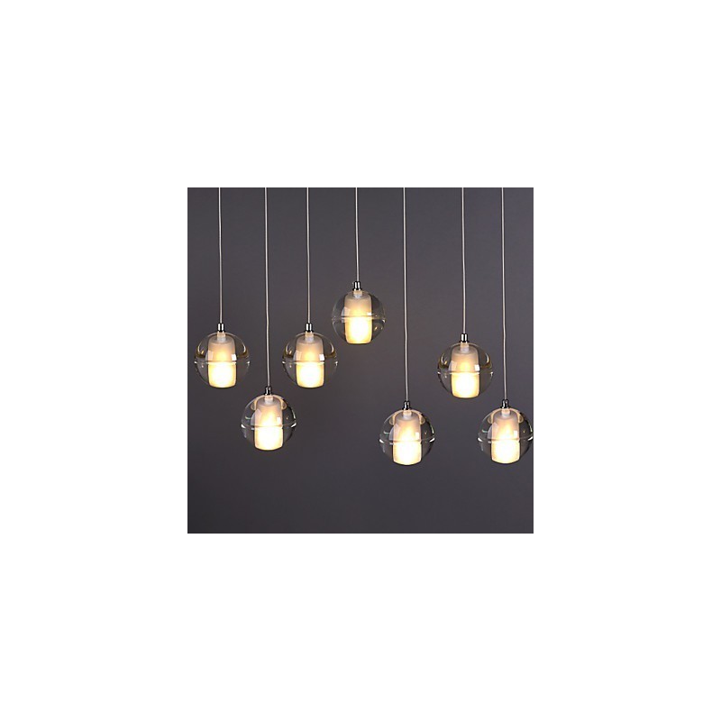 All Over The Sky Star Bocci Droplight Aurora Borealis Moderne Glaskristalllampe