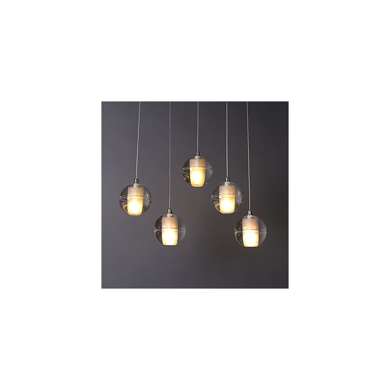 All Over The Sky Star Bocci Droplight Aurora Borealis Moderne Glaskristalllampe
