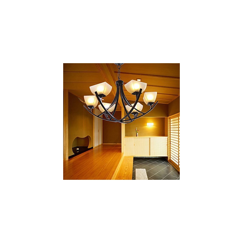 Antik inspirierte Pendelleuchte mit 6 Lichtern