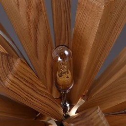 Pendelleuchten Country Holz Bambus