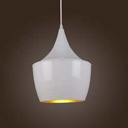 Moderne zeitgenössische Retro Country Malerei Metall Pendelleuchte