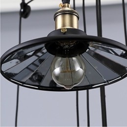Pendelleuchten Vintage 3 Lichter ST64 Glühbirnen inklusive Up- und Down-System