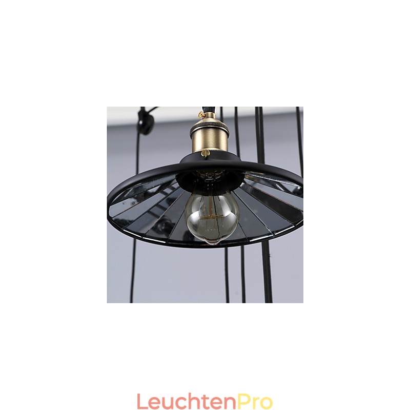 Pendelleuchten Vintage 3 Lichter ST64 Glühbirnen inklusive Up- und Down-System
