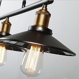 Pendelleuchten Vintage 3 Lichter ST64 Glühbirnen inklusive Up- und Down-System