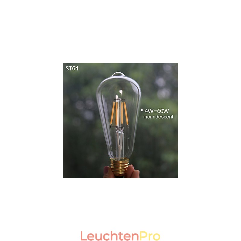 Pendelleuchten Vintage 3 Lichter ST64 Glühbirnen inklusive Up- und Down-System