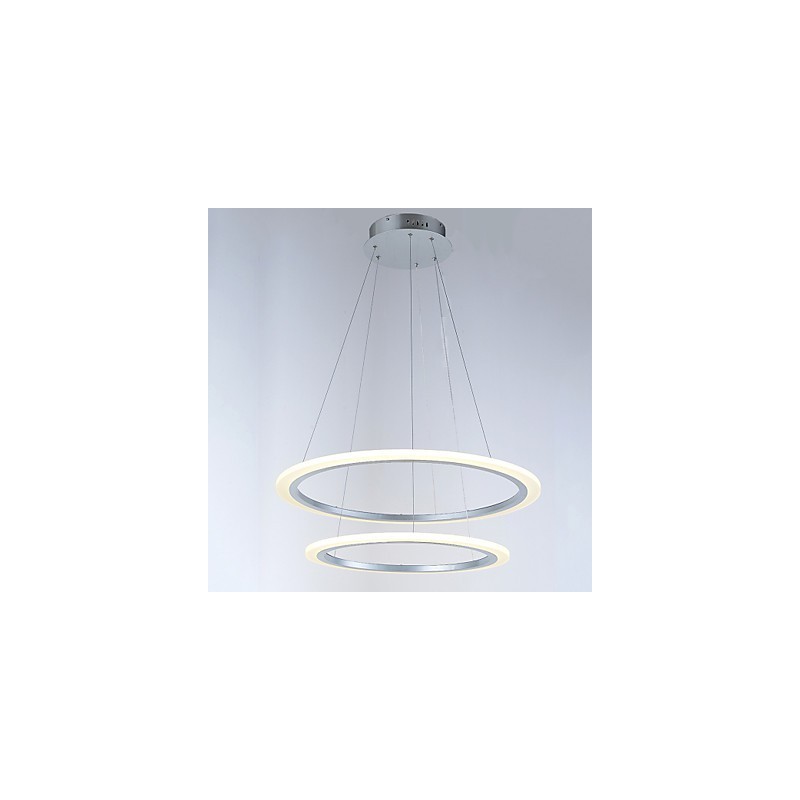 Moderne 2 Ring Pendelleuchte Kronleuchter Leuchten mit