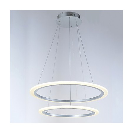 Moderne 2 Ring Pendelleuchte Kronleuchter Leuchten mit Moderne 2 Ring Pendelleuchte Kronleuchter Leuchten mit