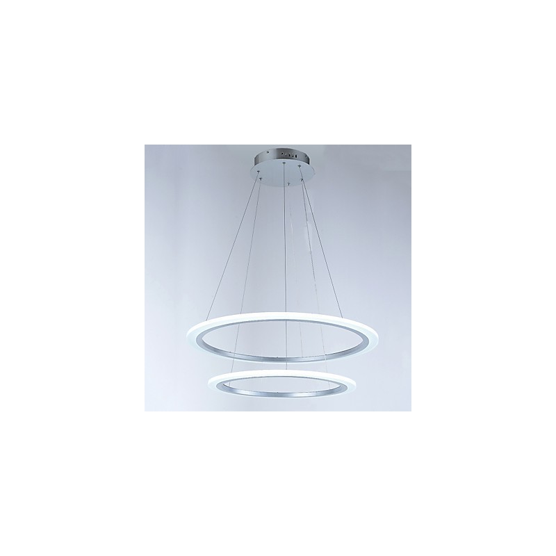 Moderne 2 Ring Pendelleuchte Kronleuchter Leuchten mit