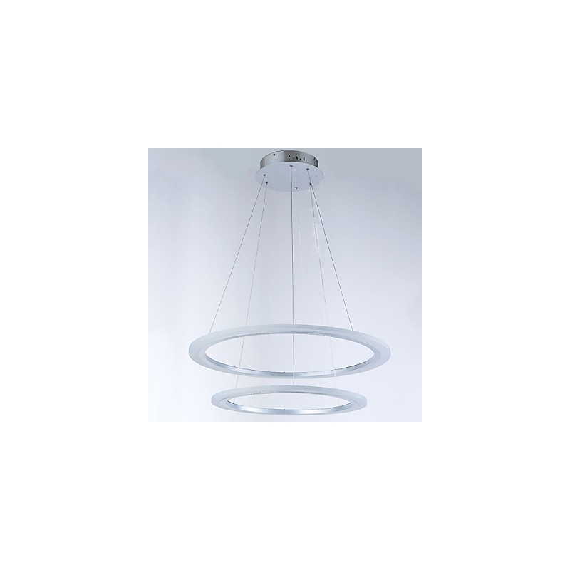 Moderne 2 Ring Pendelleuchte Kronleuchter Leuchten mit