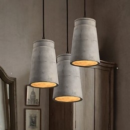 Die nordische minimalistische Retro-Pendelleuchte Zement Vintage Lampe Leuchte