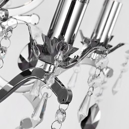 Traditioneller klassischer Chrom-Kronleuchter