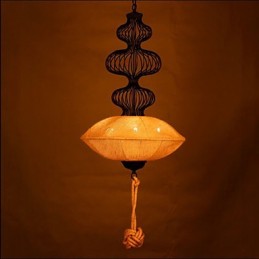 Nordische Retro-Industriehanf-kreative Vogelkäfiglampen
