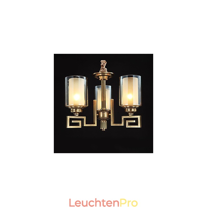 Lampe im chinesischen Stil, Kupferlampe, Kupferlampe