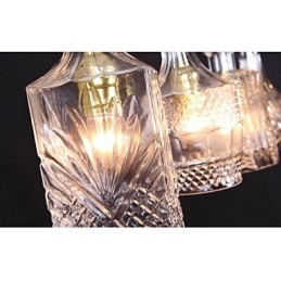 40W * 4 Moderne zeitgenössische traditionelle klassische Vintage Insel Metall Pendelleuchte