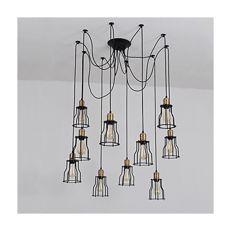 Vintage Edison Mehrere Ajustable DIY Decke Lampe Licht Anhänger Beleuchtung Kronleuchter Moderne Chic Industrielle Esszimmer Vintage Edison Mehrere Ajustable DIY Decke Lampe Licht Anhänger Beleuchtung Kronleuchter Moderne Chic Industrielle Esszimmer