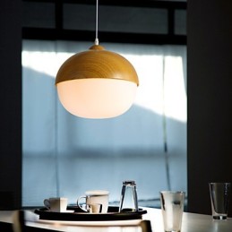 Nordic Vertraglich Pilz Kreative Nüsse Einzelkopf Glas Kronleuchter Lampe Licht