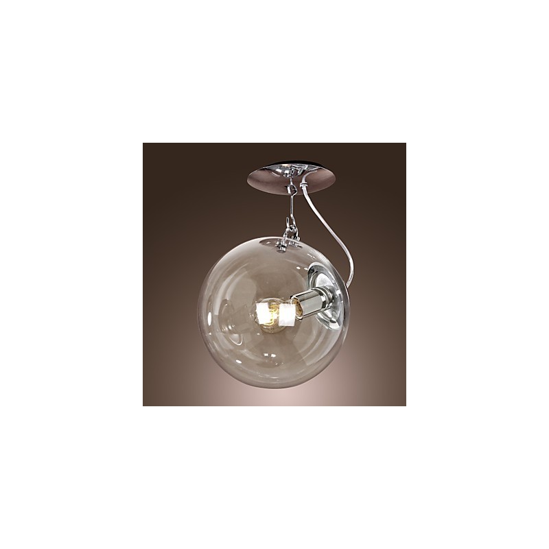 Moderne zeitgenössische Globe Mini-Stil eloxierte Pendelleuchte