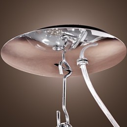 Moderne zeitgenössische Globe Mini-Stil eloxierte Pendelleuchte