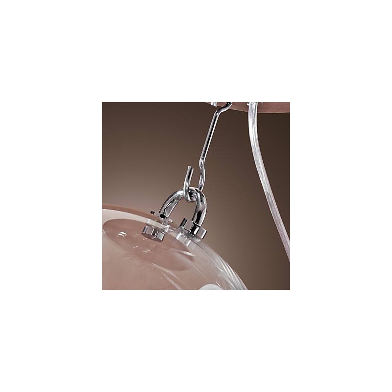 Moderne zeitgenössische Globe Mini-Stil eloxierte Pendelleuchte