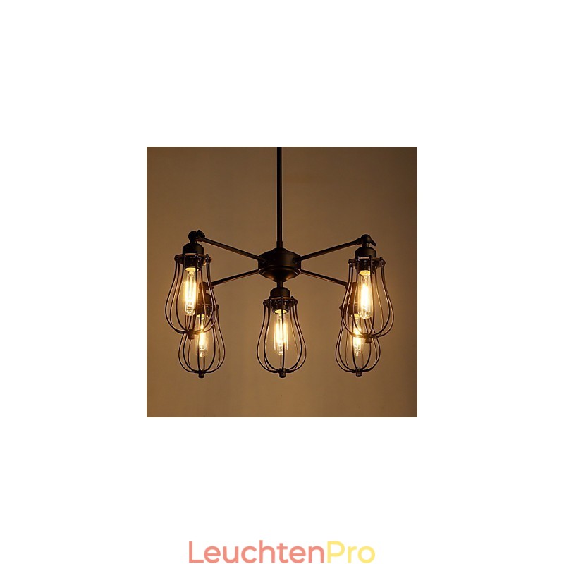 Pendelleuchten Traditionell Klassisch Rustikal Lodge Retro Metall 5 Lichter