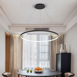 Dimmbare Pendelleuchte mit 80 cm Durchmesser, modernes Design