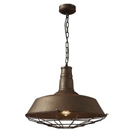 Retro Pendelleuchte 1 Licht Altmetall Materila Shade Shop