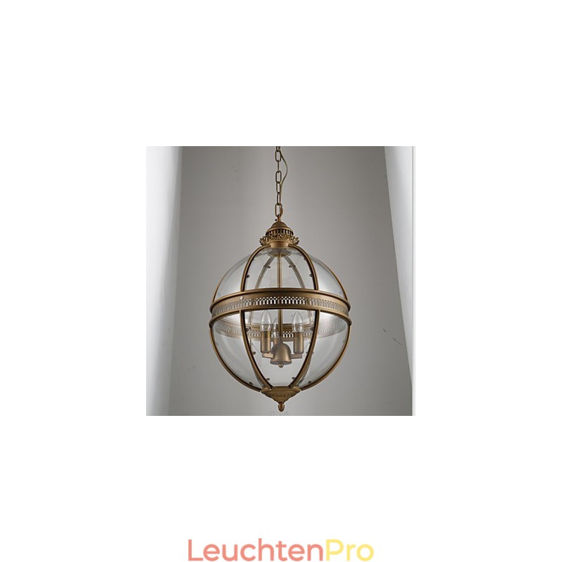 Eisen Bronze Kronleuchter Lampe Glas
