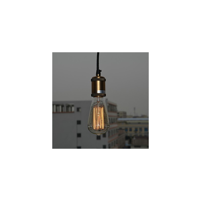 Traditionelle, klassische, galvanisierte Pendelleuchte im Mini-Stil im Vintage-Stil