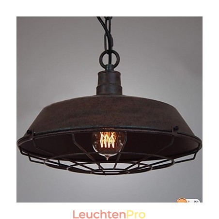 1-flammige Vintage-Pendelleuchte aus Metall 1-flammige Vintage-Pendelleuchte aus Metall