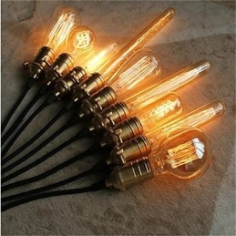 Amerikanische Retro-minimalistische einzelne Kupfer-Kronleuchterlampe