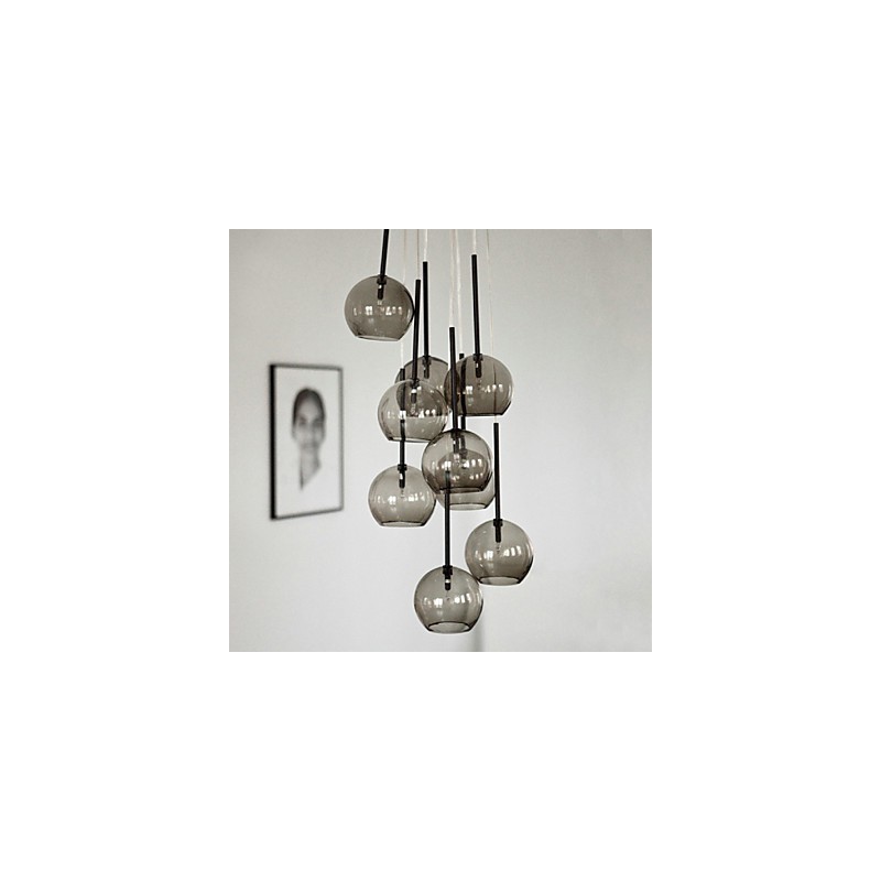 Pendelleuchte aus bemaltem Metall im Landhausstil im Mini-Stil