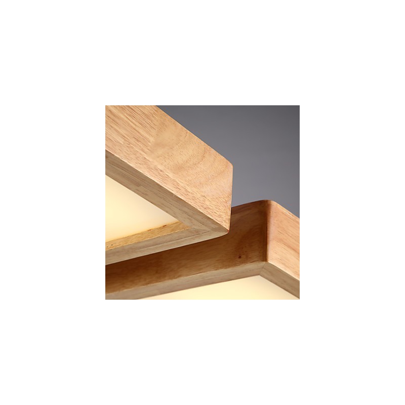 Moderne zeitgenössische Country Mini-Stil andere Holz Bambus Pendelleuchte