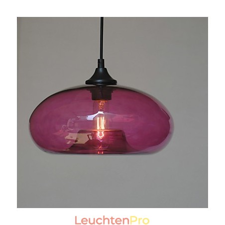 Moderne charakteristische Pendelleuchte mit 1 Licht und transparentem Schirm Moderne charakteristische Pendelleuchte mit 1 Licht und transparentem Schirm